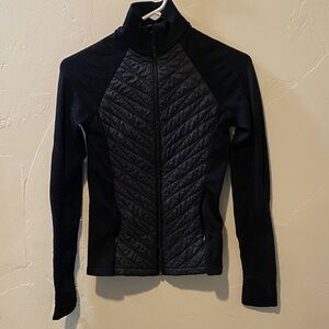 Athleta Black Quilted Jacket